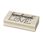 Handgefertigt mit Liebe Gummistempel (Stempel)