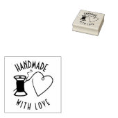 Handgefertigt mit Liebe Gummistempel (Stempel)