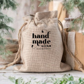 Handgefertigt mit Liebe Herz Permastempel