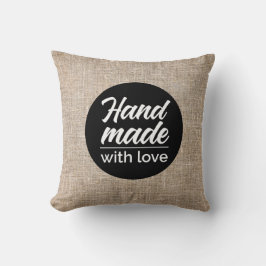 Handgefertigt mit Liebe Kissen