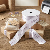 Handgefertigt mit Liebe Kleine Unternehmen Verpack Satinband