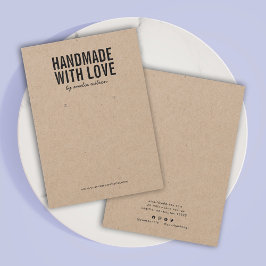 Handgefertigt mit Liebe Kraft Earring Display Card