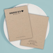 Handgefertigt mit Liebe Kraft Earring Display Card