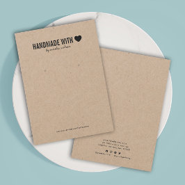 Handgefertigt mit Liebe Kraft Earring Display Card
