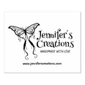 Handgefertigt mit Liebe Kreationen, Niedlicher Sch Gummistempel (Prägung)