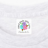 Handgefertigt mit Liebe Lady Bug Personalisiert Etiketten (Befestigt)