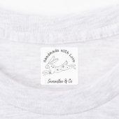 Handgefertigt mit Liebe Magischer Hare Etiketten (Befestigt)