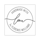 Handgefertigt mit Liebe | MINIMALISTISCHER INDIVID Gummistempel (Prägung)