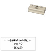 Handgefertigt mit Liebe Moderne Gummistempel (Stempel)