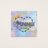 Handgefertigt mit Liebe - Opalgold Dank für Unters (Vorderseite)