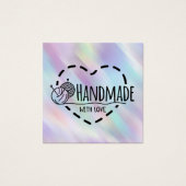 Handgefertigt mit Liebe - Packungsbeilage für klei (Vorderseite)