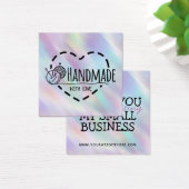 Handgefertigt mit Liebe - Packungsbeilage für klei (Schreibtisch)