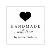 Handgefertigt mit Liebe Permastempel (Design)