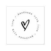 Handgefertigt mit Liebe Permastempel (Design)