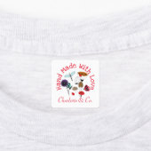 Handgefertigt mit Liebe Personalisiert Etiketten (Befestigt)