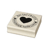 Handgefertigt mit Liebe personalisiert Gummistempel (Stempel)