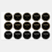 Handgefertigt mit Liebe - Personalisierte Etikette Etiketten (Blatt)