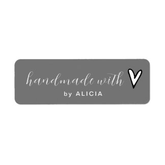 Handgefertigt mit Liebe Produkt Pastete Monogramm 