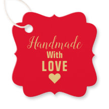 Handgefertigt mit Liebe-Produkttags