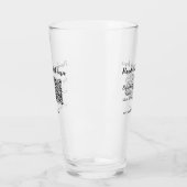 Handgefertigt mit Liebe Q R Code Kleinunternehmens Glas (Links)