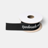 Handgefertigt mit Liebe Satinband (Spule)