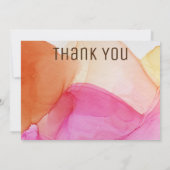 Handgefertigt mit Liebe Seife Maker Pfirsichöl Dankeskarte (Rückseite)