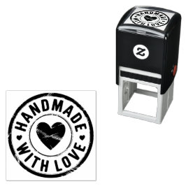 Handgefertigt mit Liebe-Selbstfarben-Briefmarke Permastempel