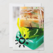 Handgefertigt mit Liebe signieren Soap Maker Busin Dankeskarte (Vorderseite)