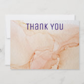 Handgefertigt mit Liebe Soap Business Lavendel Dankeskarte (Rückseite)