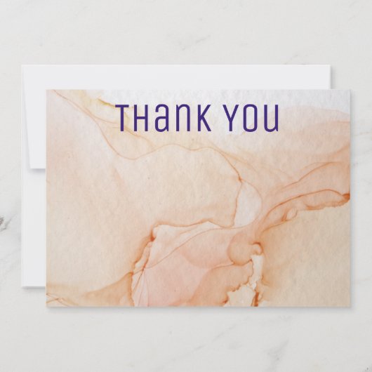 Handgefertigt mit Liebe Soap Maker Business Lavend Dankeskarte (Rückseite)