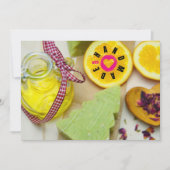 Handgefertigt mit Liebe Soap Maker Weihnachtsbaum Dankeskarte (Vorderseite)