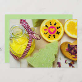 Handgefertigt mit Liebe Soap Maker Weihnachtsbaum Dankeskarte