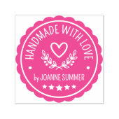 Handgefertigt mit Liebe - Stempel für Kunsthandwer (Design)