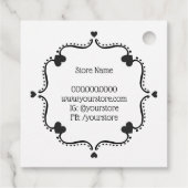 Handgefertigt mit Liebe-Tag mit Herz Geschenkanhänger (Rückseite)