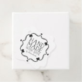 Handgefertigt mit Liebe-Tag mit Herz Geschenkanhänger (Beispiel)