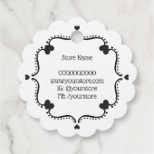 Handgefertigt mit Liebe-Tag mit Herz Geschenkanhänger (Rückseite)