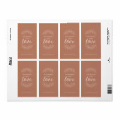 Handgefertigt mit Liebe Terrakotta-Geschäft (Vorne)