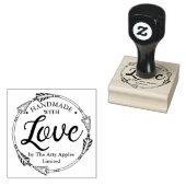 handgefertigt mit Liebe-Umschlag-Pfeil Gummistempel (Stempel)