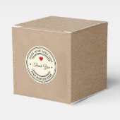 handgefertigt mit Liebe | Vielen Dank für Ihr Inte Geschenkschachtel (Vorderseite)