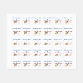 Handgefertigt mit Liebe von Etiketten (Blatt)