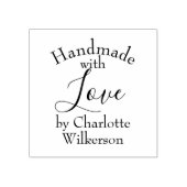 Handgefertigt mit Liebe von Ihrem Individuelle Nam Gummistempel (Prägung)