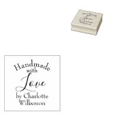 Handgefertigt mit Liebe von Ihrem Individuelle Nam Gummistempel (Stempel)