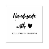 handgefertigt mit Liebe Zuhause Business selbstfär Permastempel (Design)
