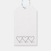 Handgefertigt mit Lieben Geschenkanhänger (Rückseite)