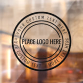 handgefertigt mit Logo-Shopmarke für die Liebe Fensteraufkleber (Blatt 2)