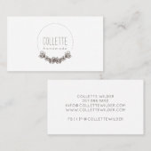 Handgefertigt mit Logo Visitenkarte (Vorne/Hinten)