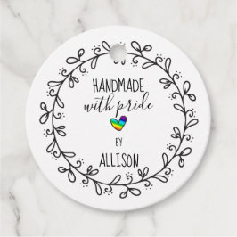 Handgefertigt mit Rainbow Artisan 2-seitig Hang Geschenkanhänger