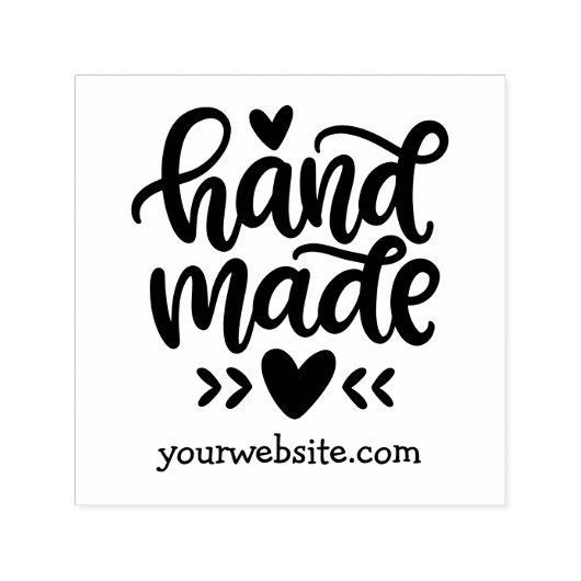 Handgefertigt Personalisiert Permastempel (Design)