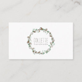 Handgefertigt von einfachem Rustikelfirma Visitenkarte