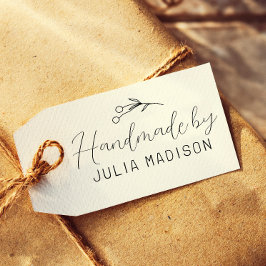 Handgefertigt von Hand gezeichnet Botanisch einfac Gummistempel